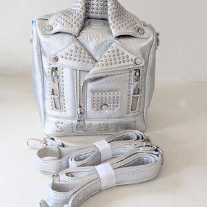 Silver Studded Women's Bag